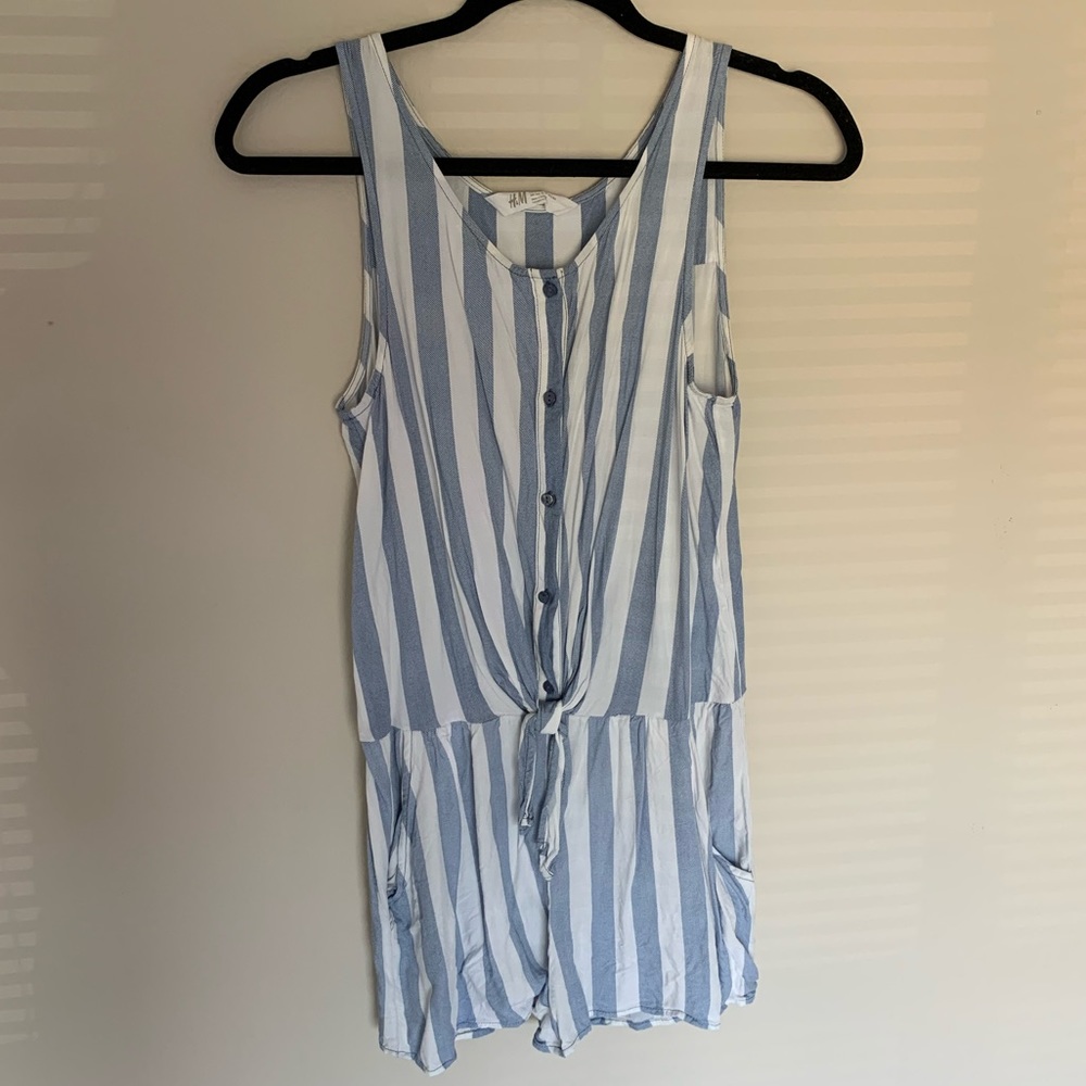 H&M Striped Romper